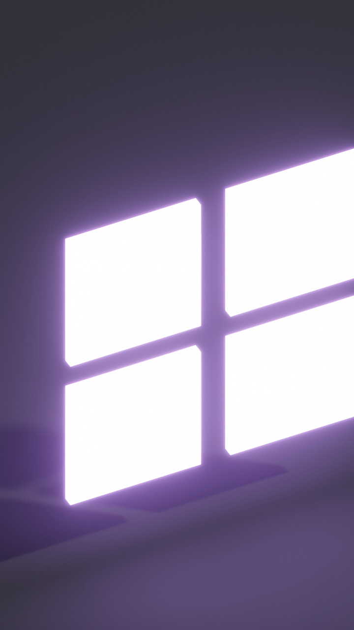 Обои Фиолетовый, windows 10, окна 11, дневное освещение, свет в разрешении 720x1280