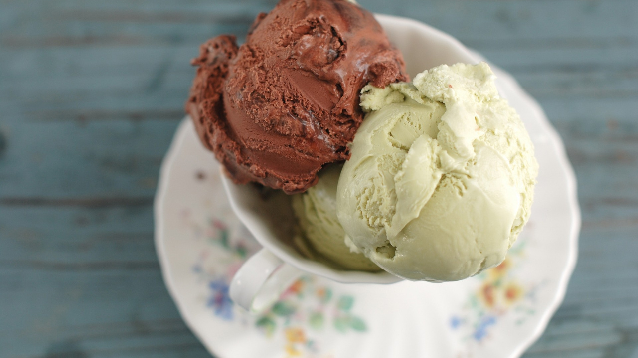 Обои пища, dondurma, замороженный десерт, шоколадное мороженое, молочный продукт в разрешении 1280x720