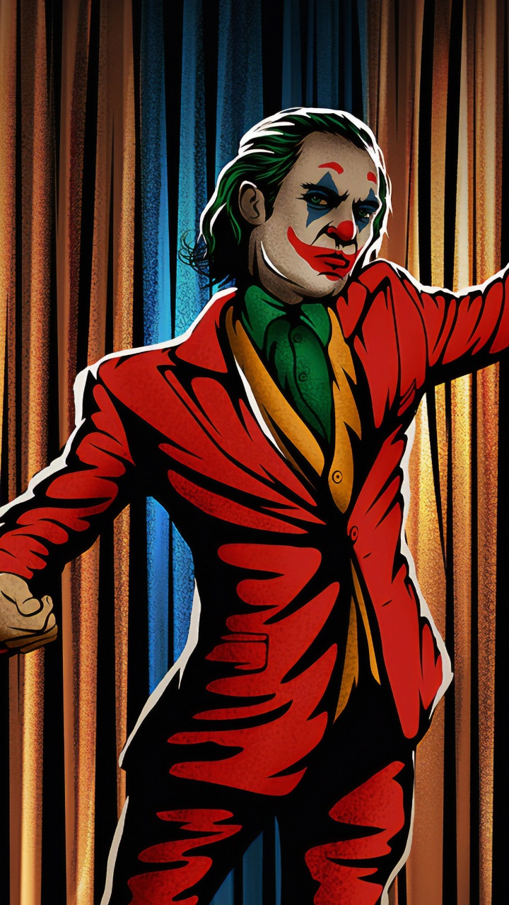 Обои Джокер, арт, Представление, театральное искусство, развлечение в разрешении 720x1280