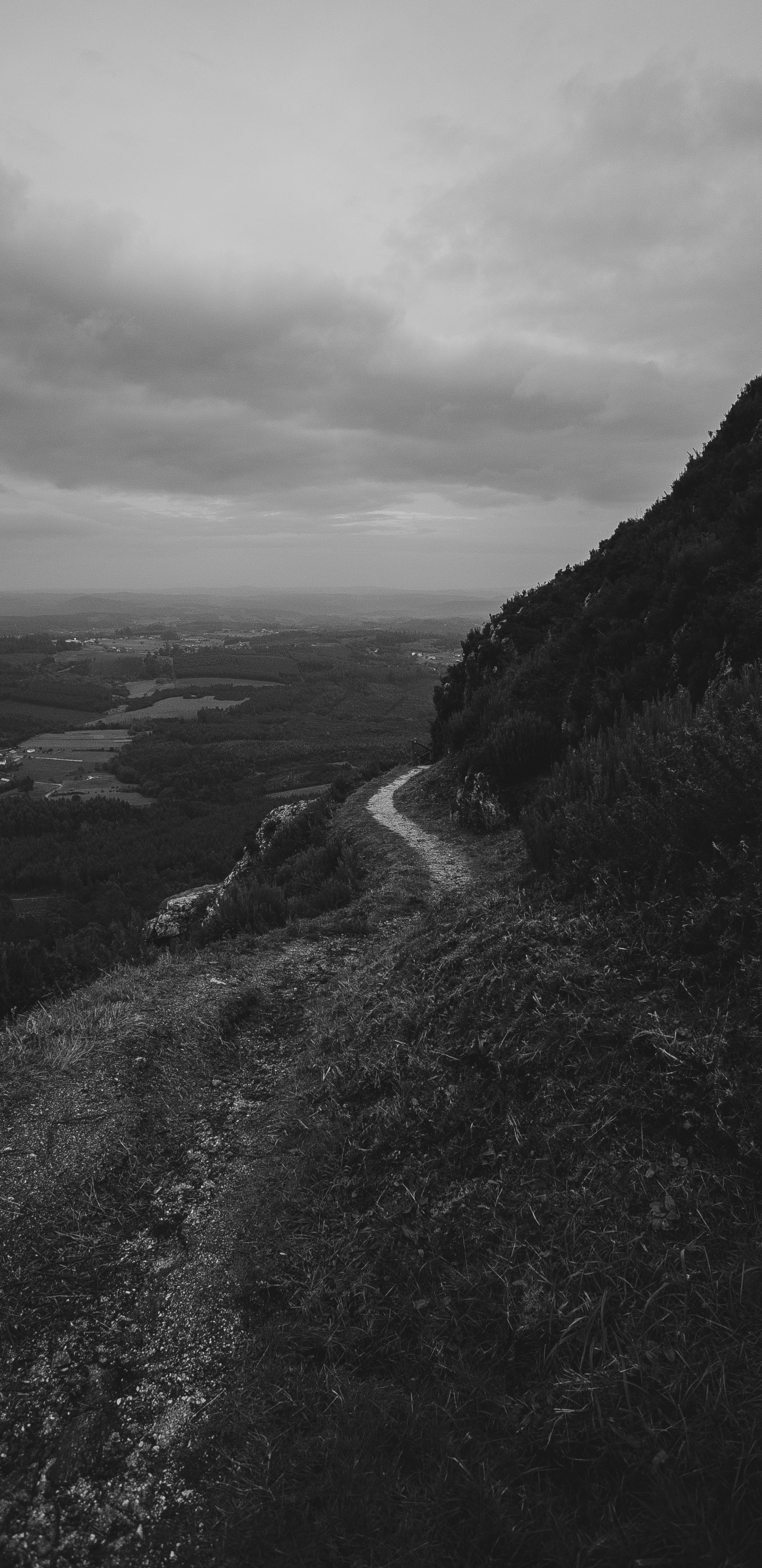 Обои нагорье, белые, черный, море, побережье в разрешении 1440x2960