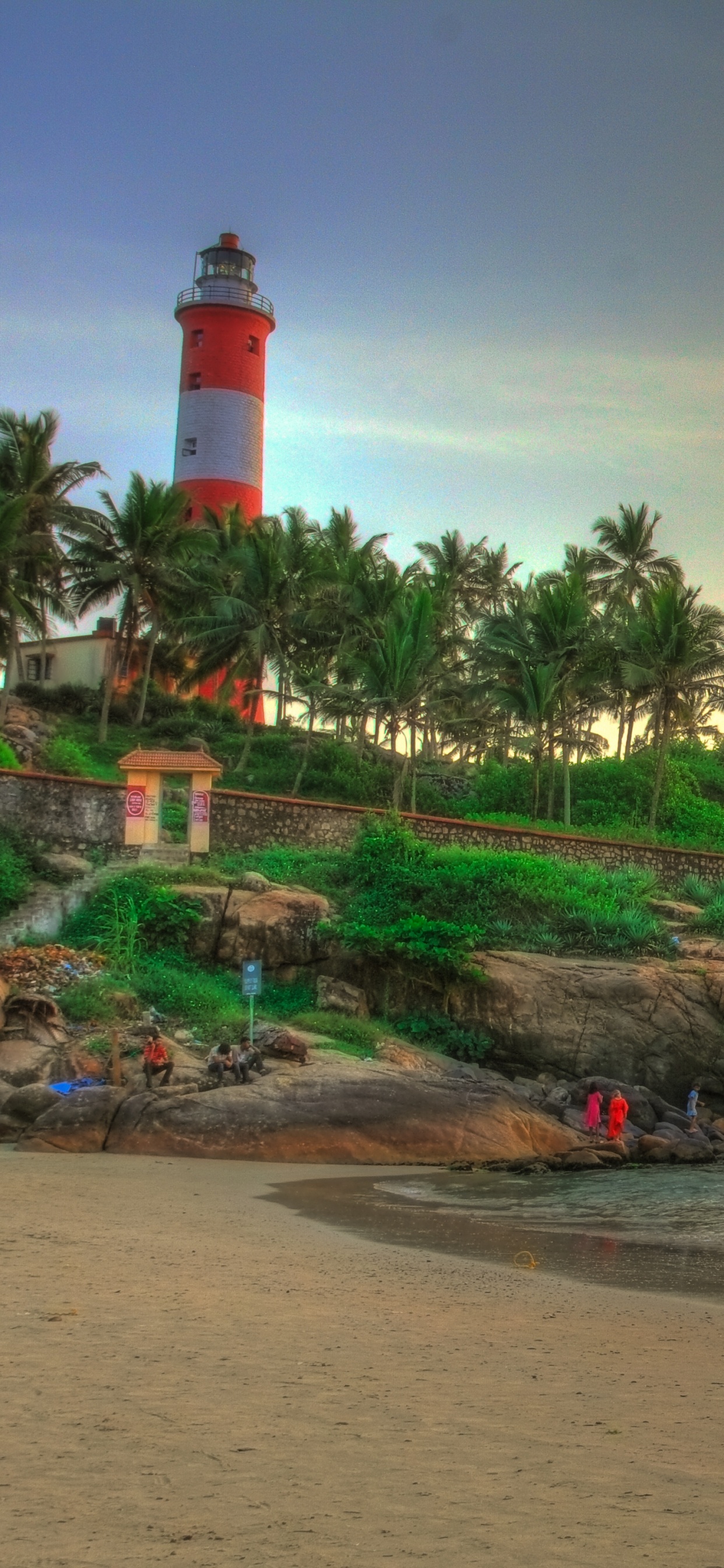 Обои пляж Ковалам, пляж, Веданта Проснуться, прибежище, побережье в разрешении 1242x2688