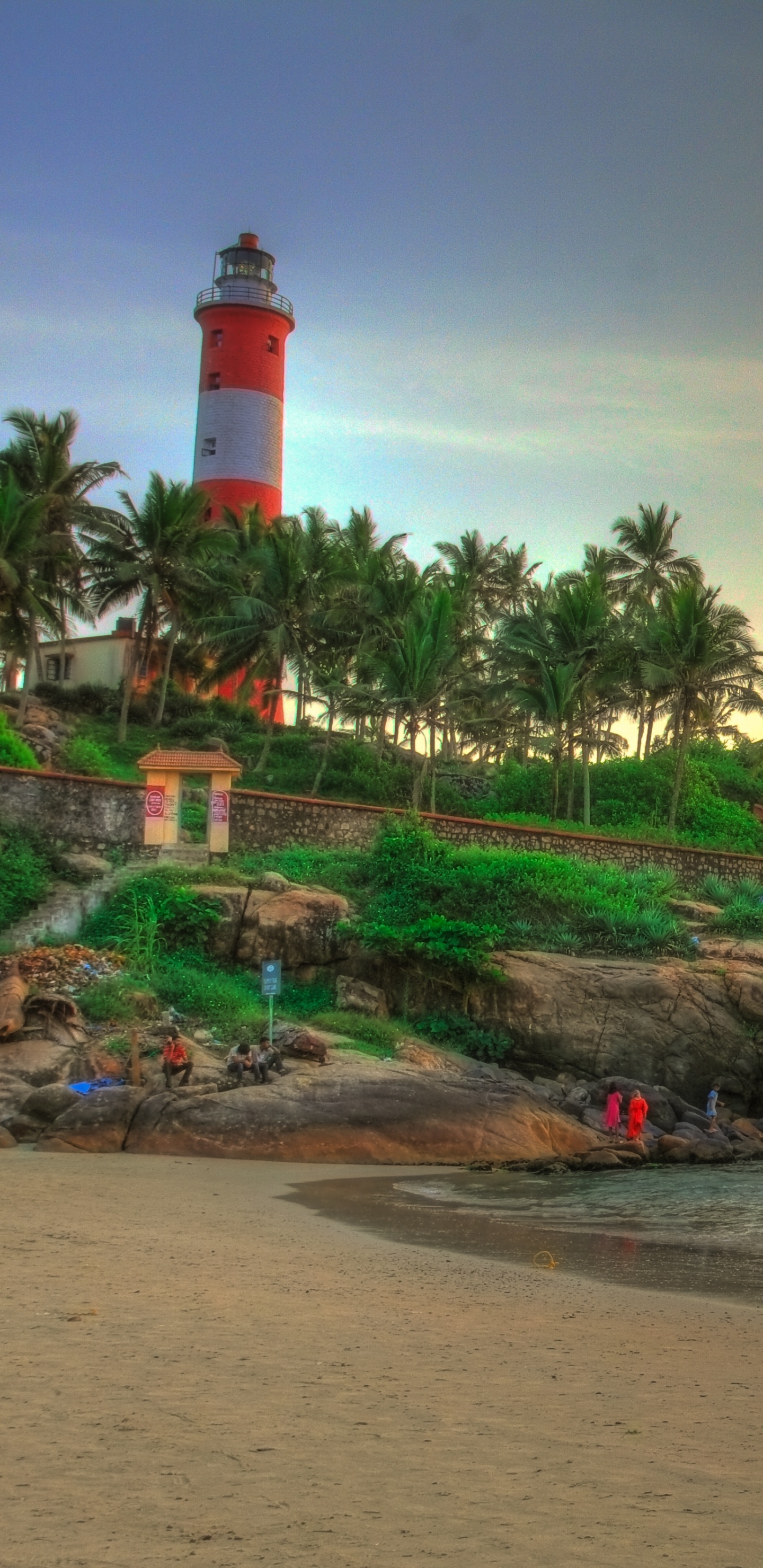 Обои пляж Ковалам, пляж, Веданта Проснуться, прибежище, побережье в разрешении 1440x2960