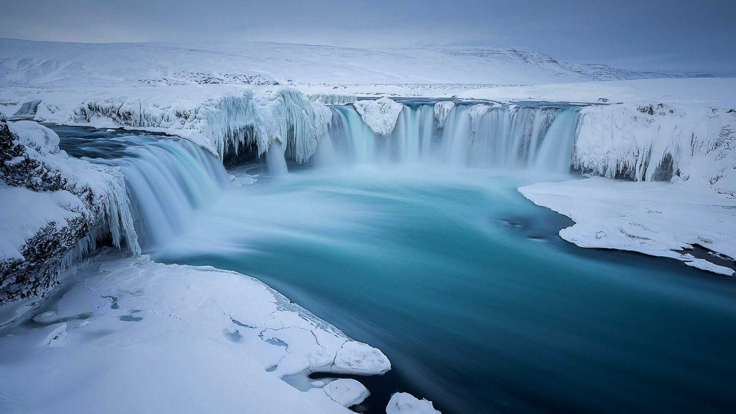 Ледниковый водопад, Исландия