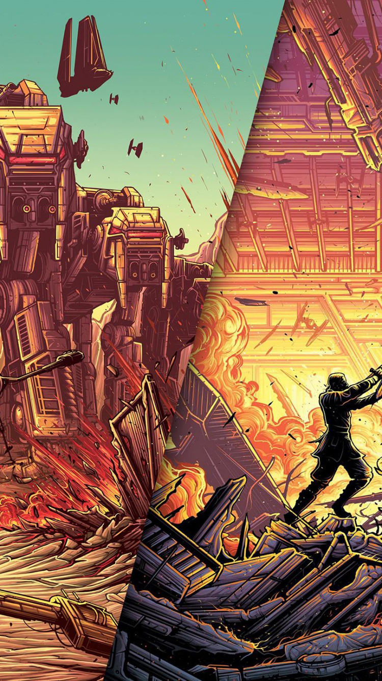 Обои звездные войны, финн, Люк Скайуокер, Звездные Войны Павших Ордена Джедаев, Поэ Дэмерон в разрешении 750x1334