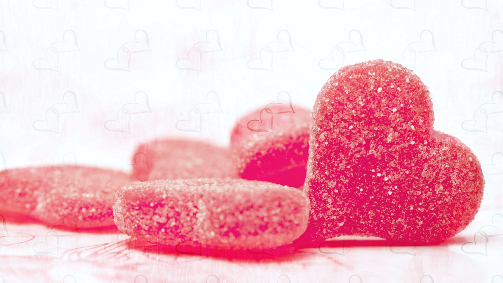 Обои сердце, губа, подарок, блеск, электронная карта в разрешении 1920x1080