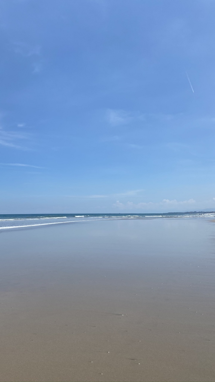 Обои мадфлэт, берег, прилив, жидкость, синий в разрешении 720x1280