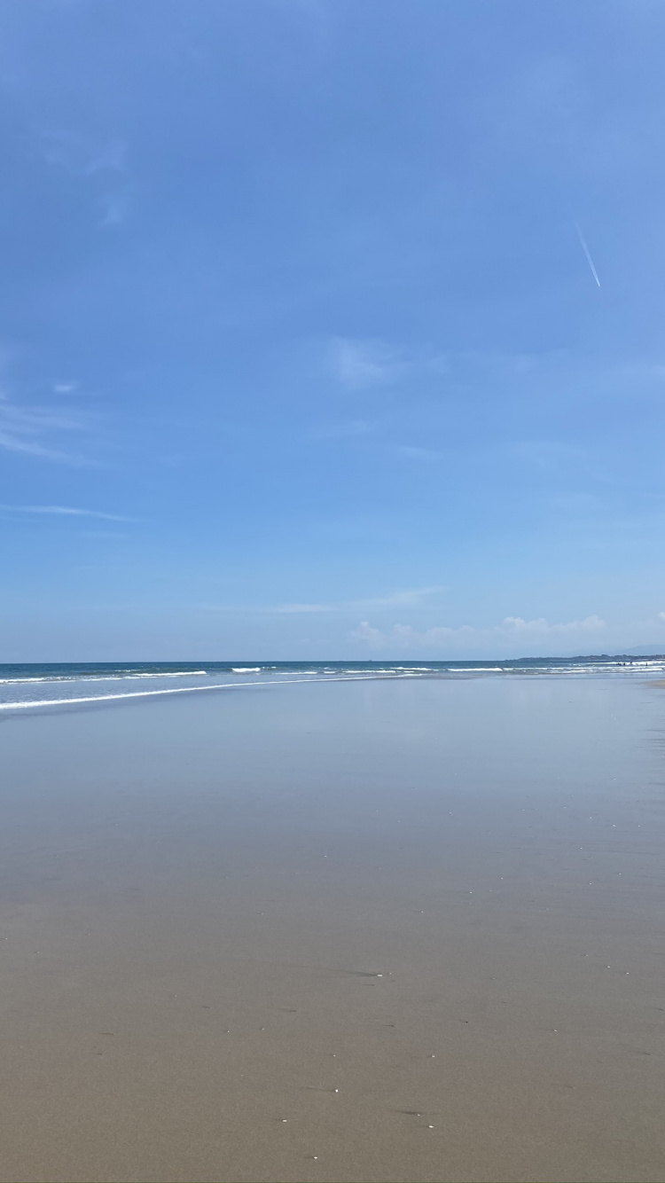 Обои мадфлэт, берег, прилив, жидкость, синий в разрешении 750x1334