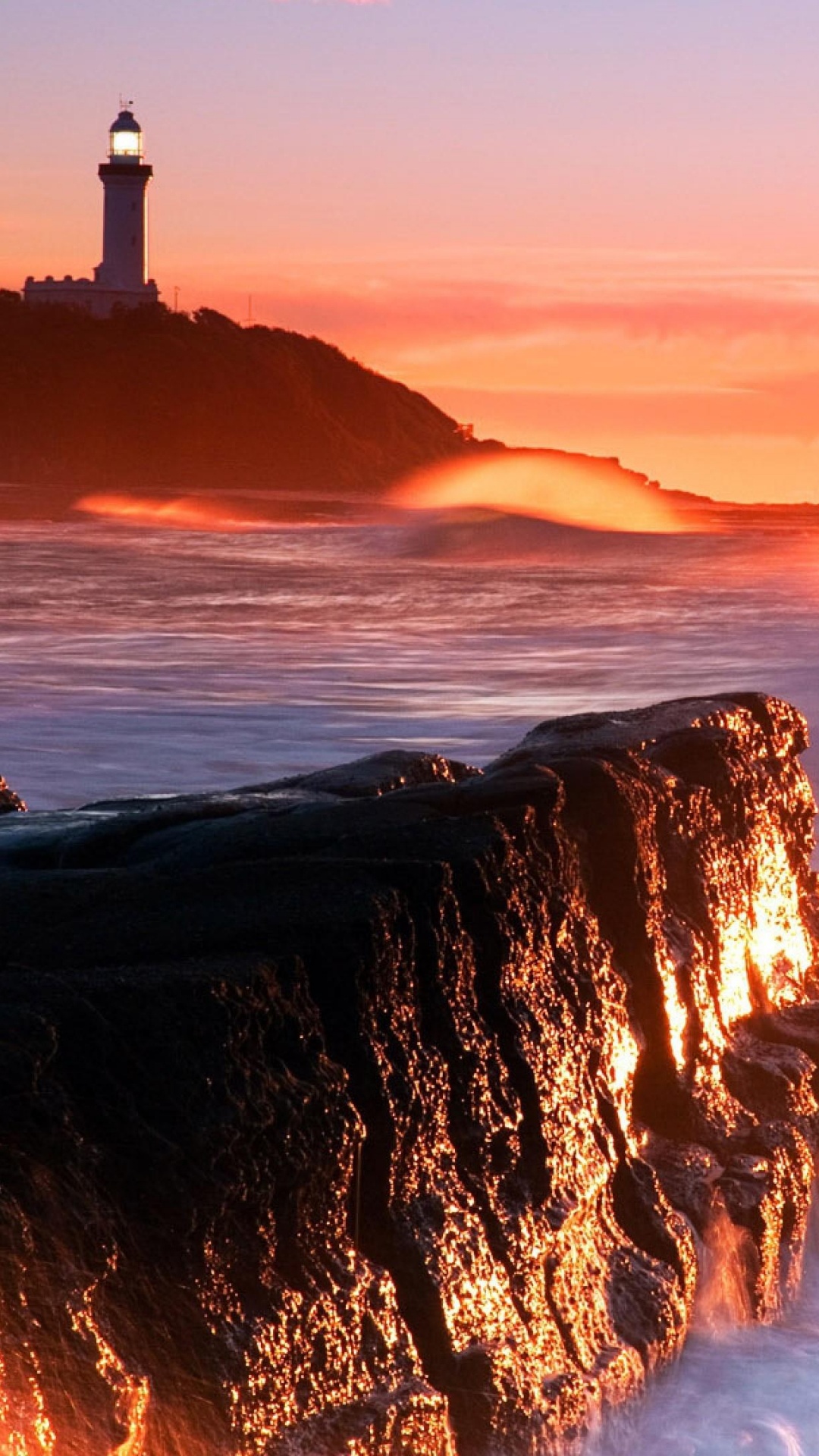 Обои Нора Хед Маяк, Солдаты Пляж, пляж, берег, море в разрешении 1080x1920