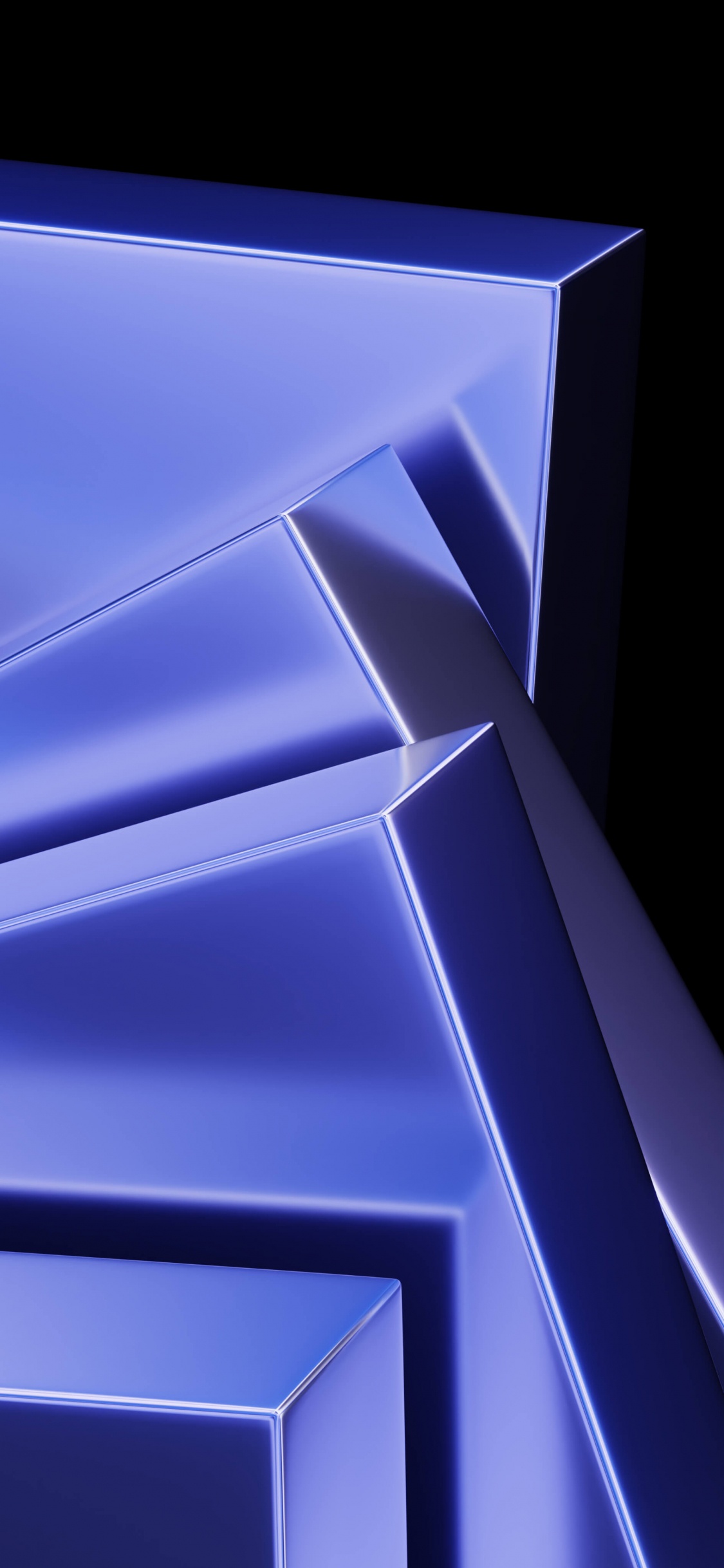 Обои свет, лазурный, пурпур, капюшон, прямоугольник в разрешении 1125x2436