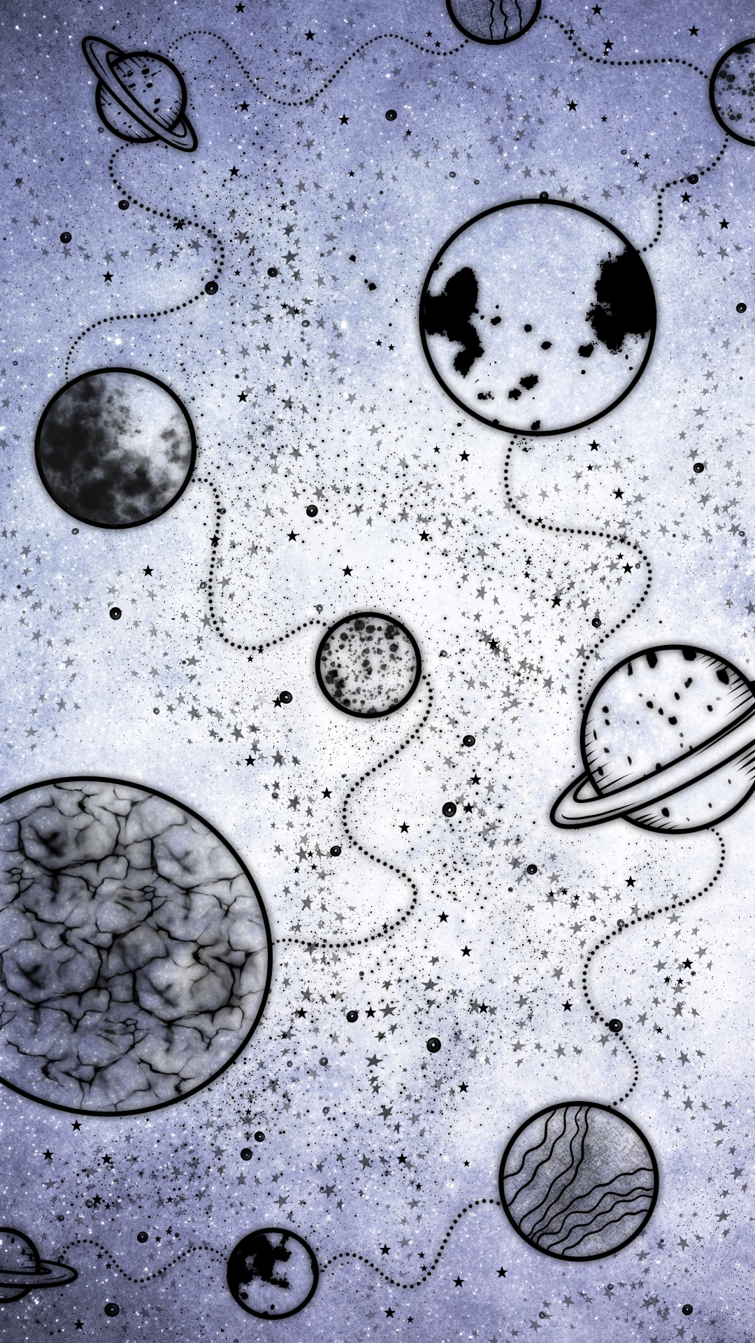 Обои вода, жидкий, природа, черный, круг в разрешении 1080x1920