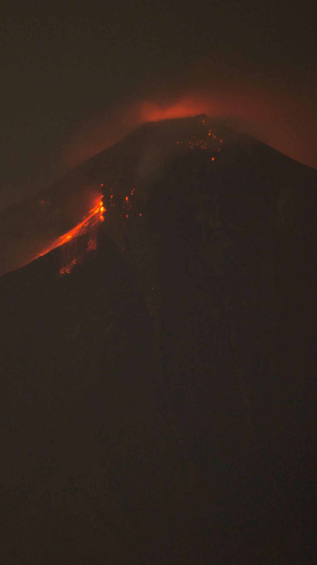 Обои типы вулканических извержений, вулкан, лава, вулканического рельефа, атмосфера в разрешении 1080x1920