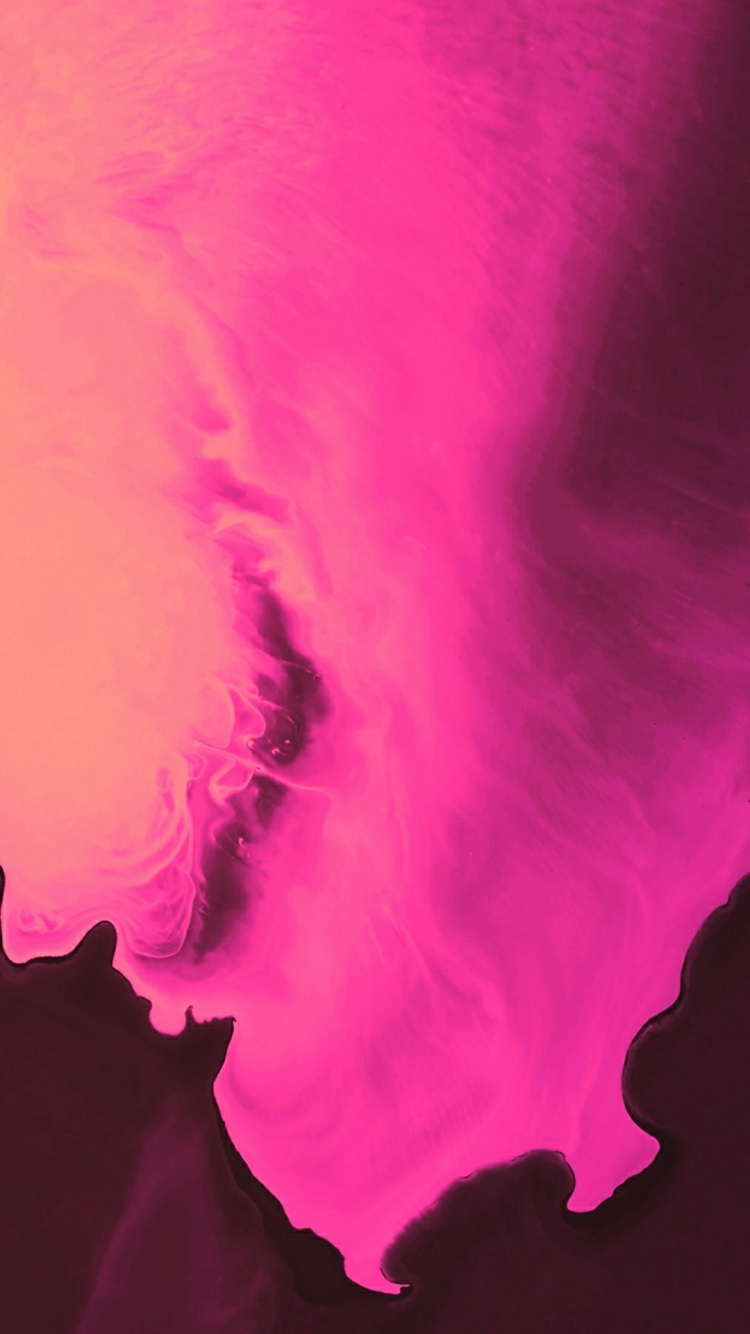 Обои атмосфера, андроид, растение, пурпур, лепесток в разрешении 750x1334