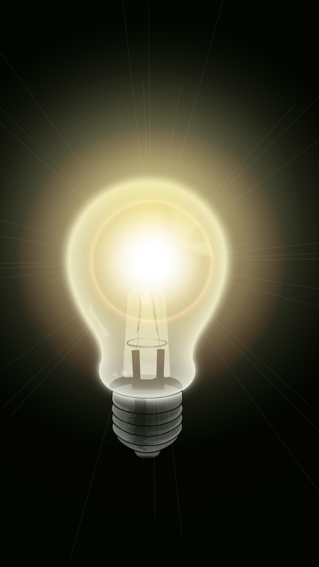 Обои свет, Лампа накаливания, освещение, осветительная арматура, Лампа в разрешении 1080x1920