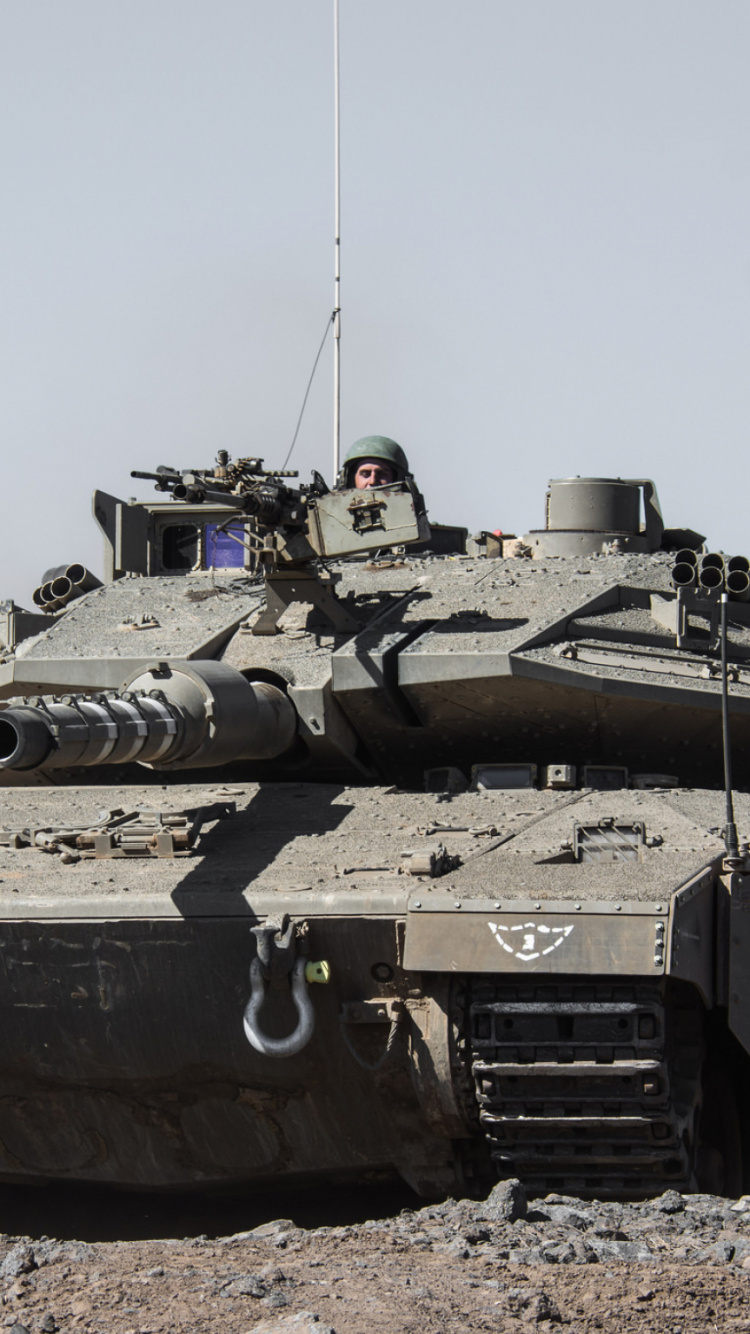 Обои бак, военнослужащие, Черчилль танк, бронированный корпус, Израиль в разрешении 750x1334