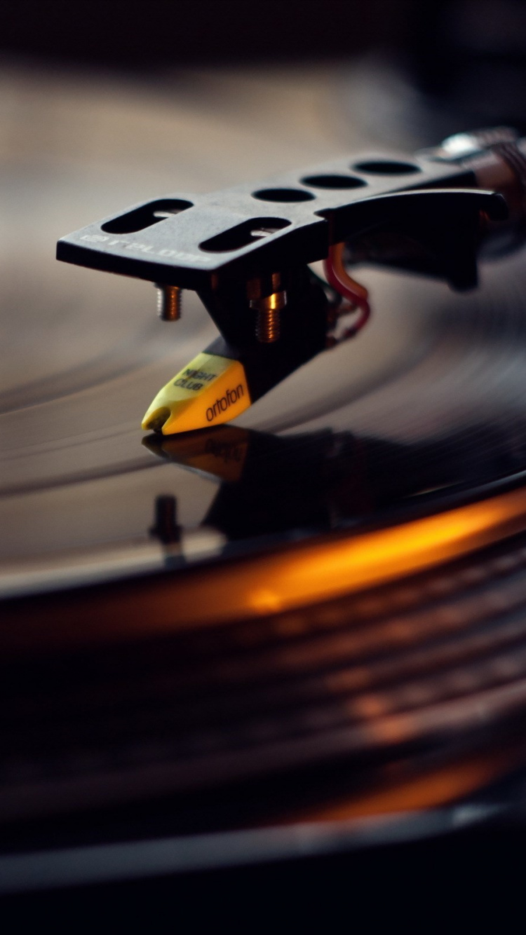 Обои граммофонная пластинка, грампластинка, песня, Альбом, звук в разрешении 750x1334