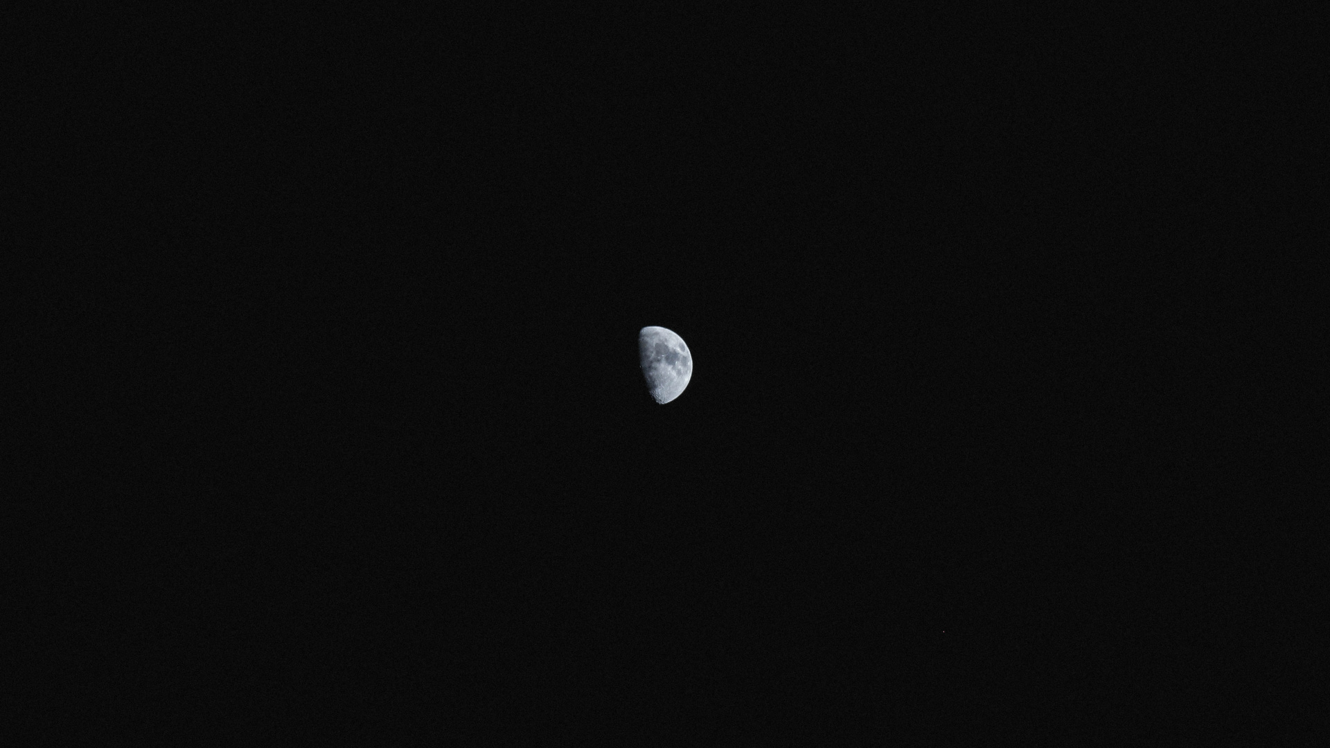 Обои черный, луна, астрономический объект, свет, атмосфера в разрешении 1920x1080