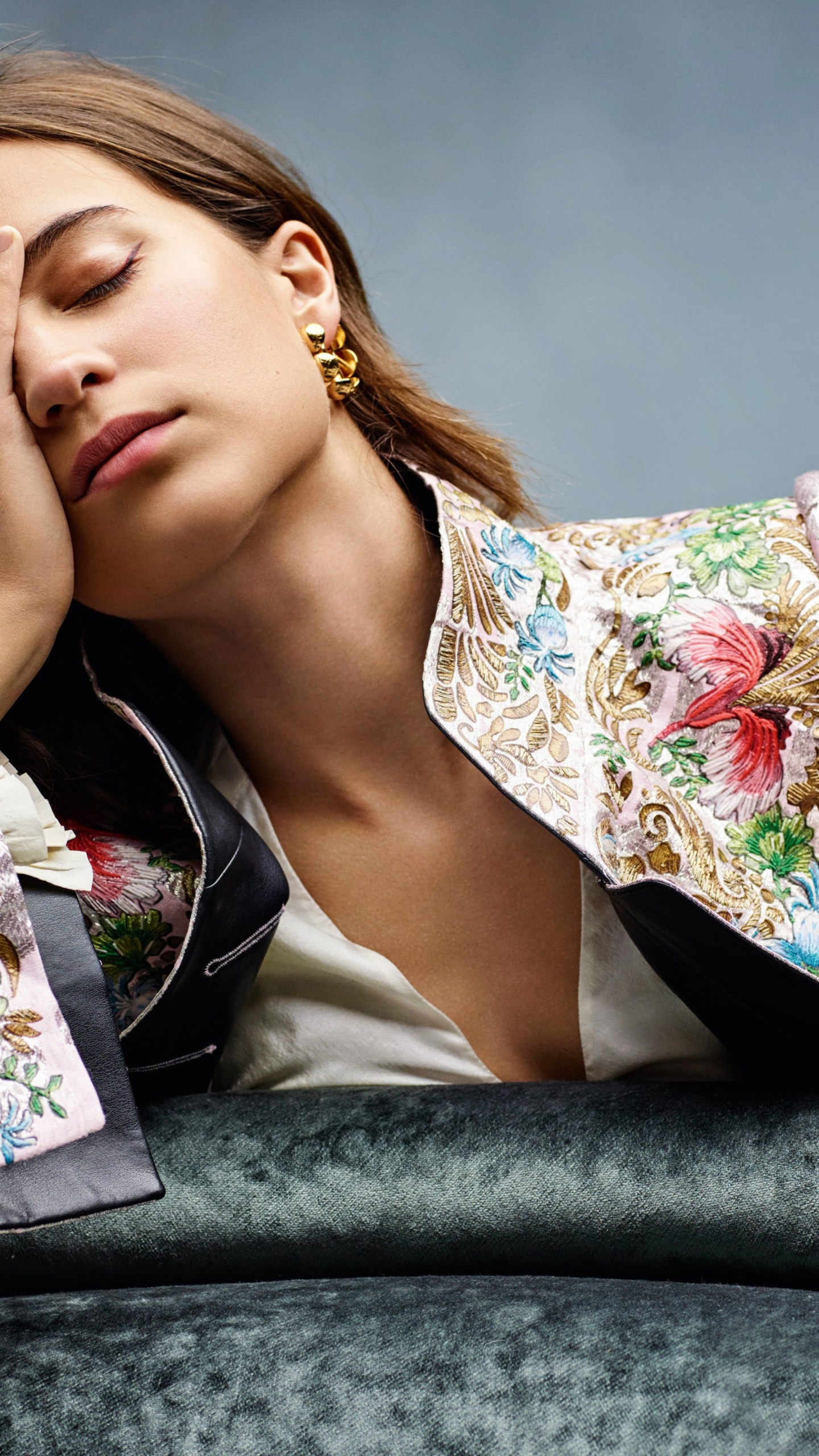 Обои волосы, лицо, сустав, кожа, губа в разрешении 1440x2560