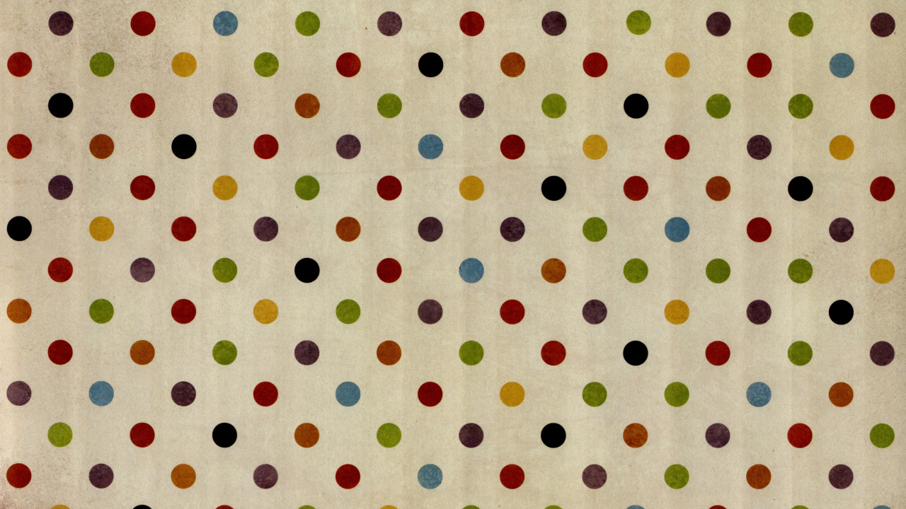 Обои узор, горошек, дизайн, ткань, линия в разрешении 1280x720