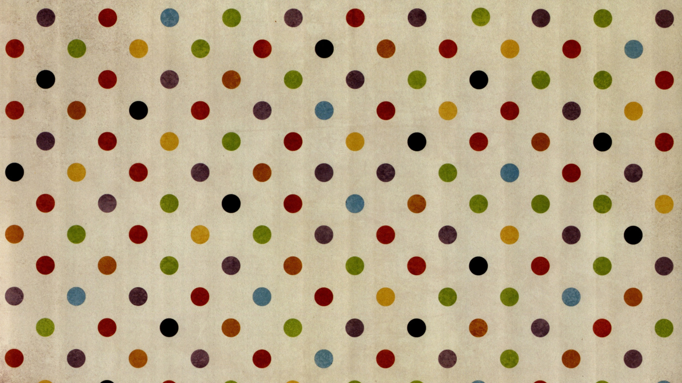 Обои узор, горошек, дизайн, ткань, линия в разрешении 1366x768