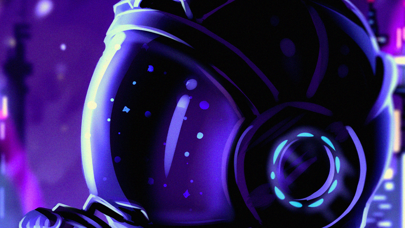 Обои астронавт, пурпур, Фиолетовый, газ, электрик в разрешении 1366x768