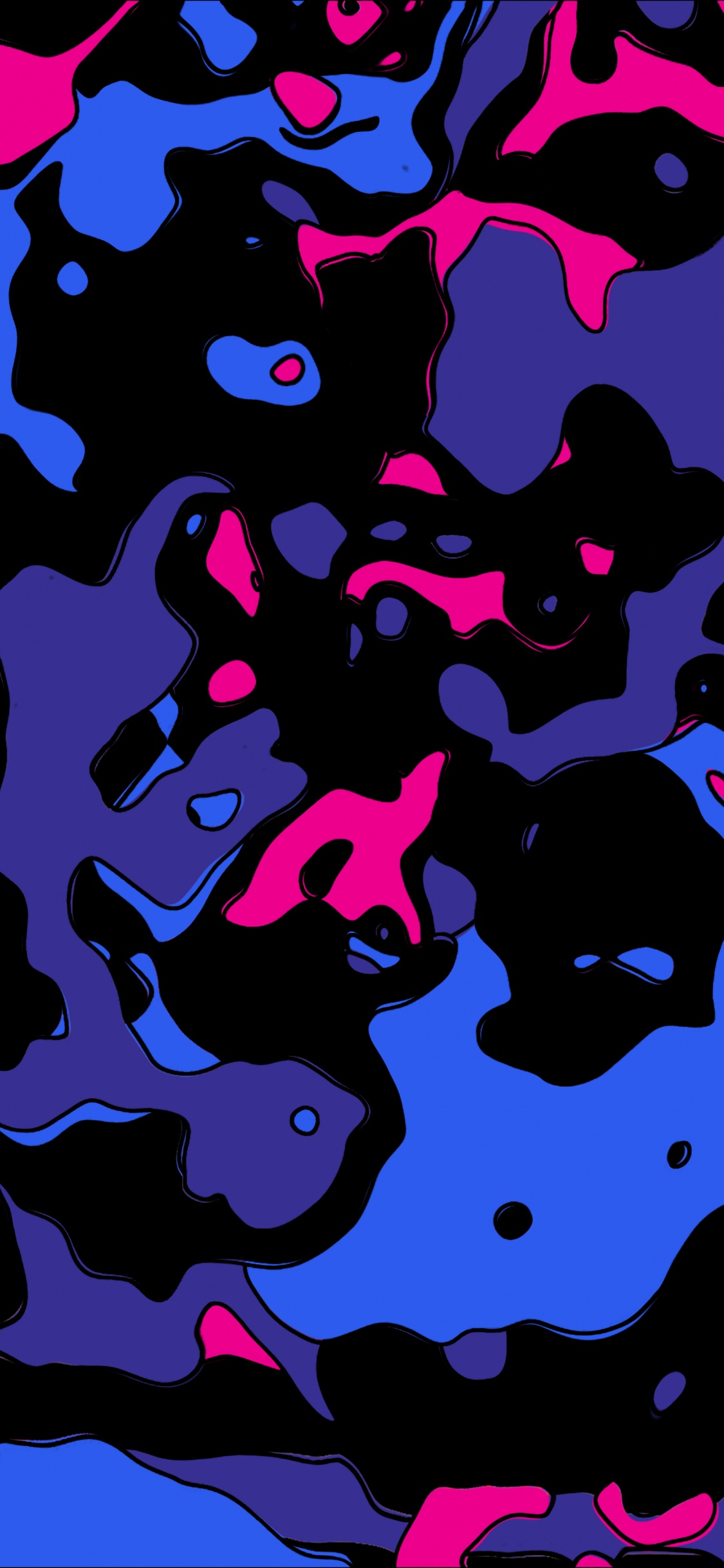 Обои розовый, арт, красный цвет, пурпурный цвет, материальное свойство в разрешении 1125x2436