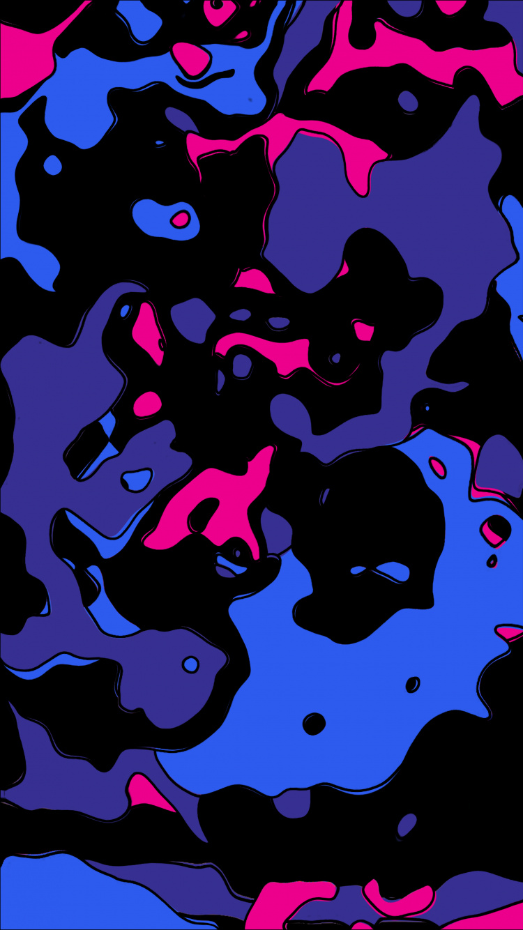 Обои розовый, арт, красный цвет, пурпурный цвет, материальное свойство в разрешении 750x1334