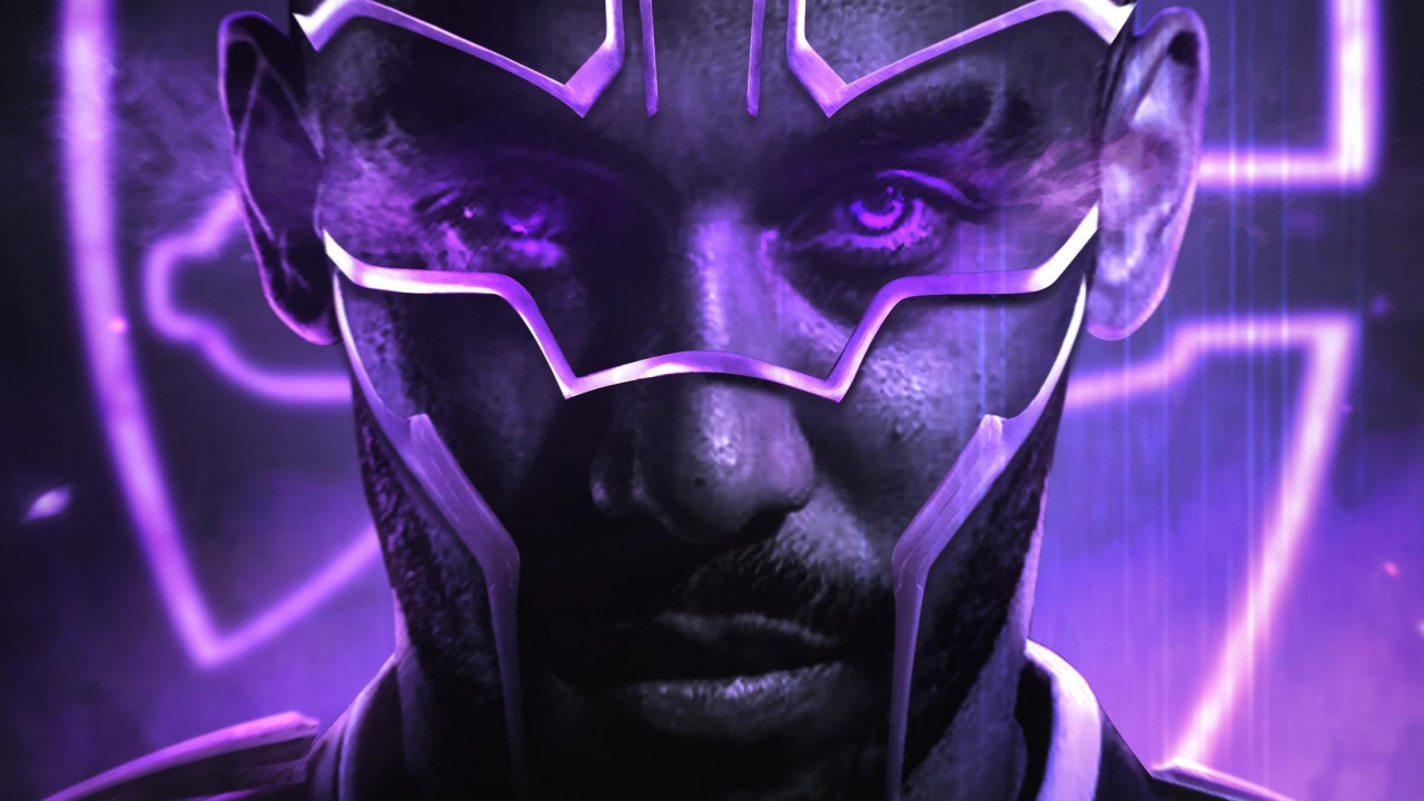 Обои Черная пантера, Пьер-Эмерик Обамеянг, Арсенал Ф С, супергерой, пурпур в разрешении 1280x720