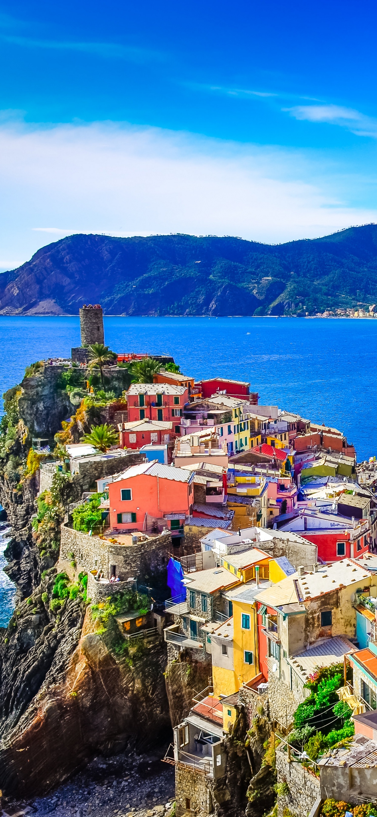 Обои Манарола, Корнилья, Монтероссо-аль-Маре, тропа, ходьба в разрешении 1242x2688