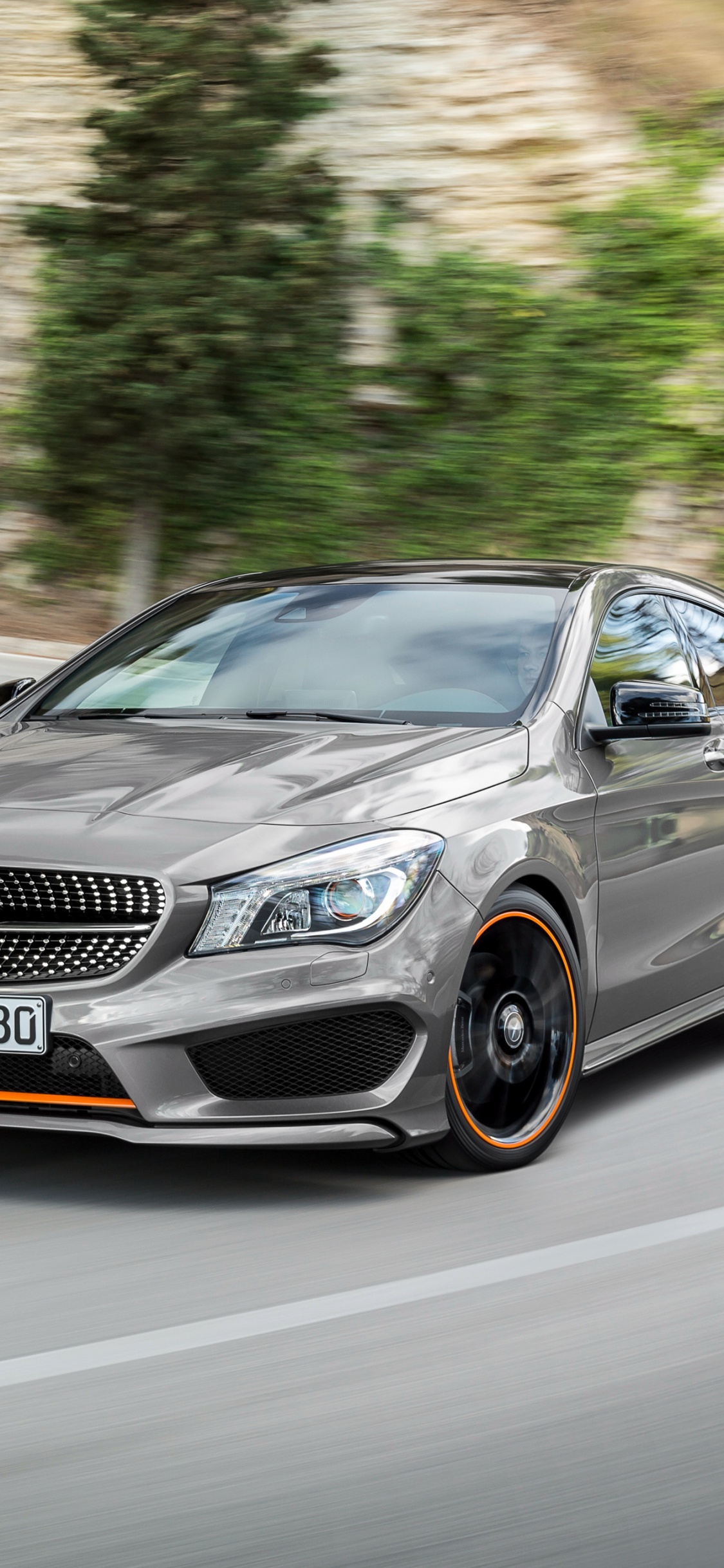 Обои 2015 Мерседес-Бенц CLA-класса, авто, компактный автомобиль, личный роскошный автомобиль, универсал в разрешении 1125x2436