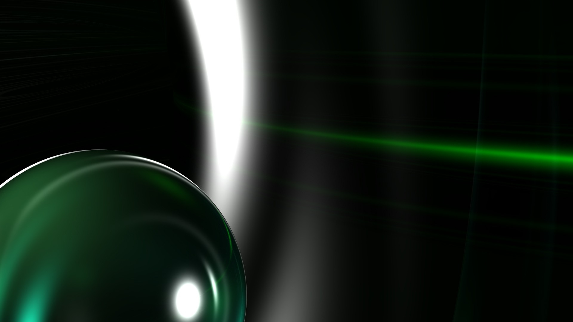Обои свет, зеленый, круг, макросъемка, дизайн в разрешении 1920x1080