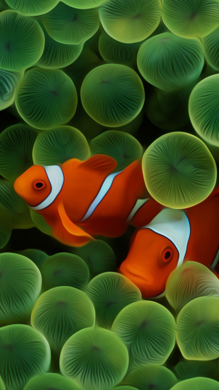 Обои яблоко, зеленый, свет, ботаники, природа в разрешении 720x1280