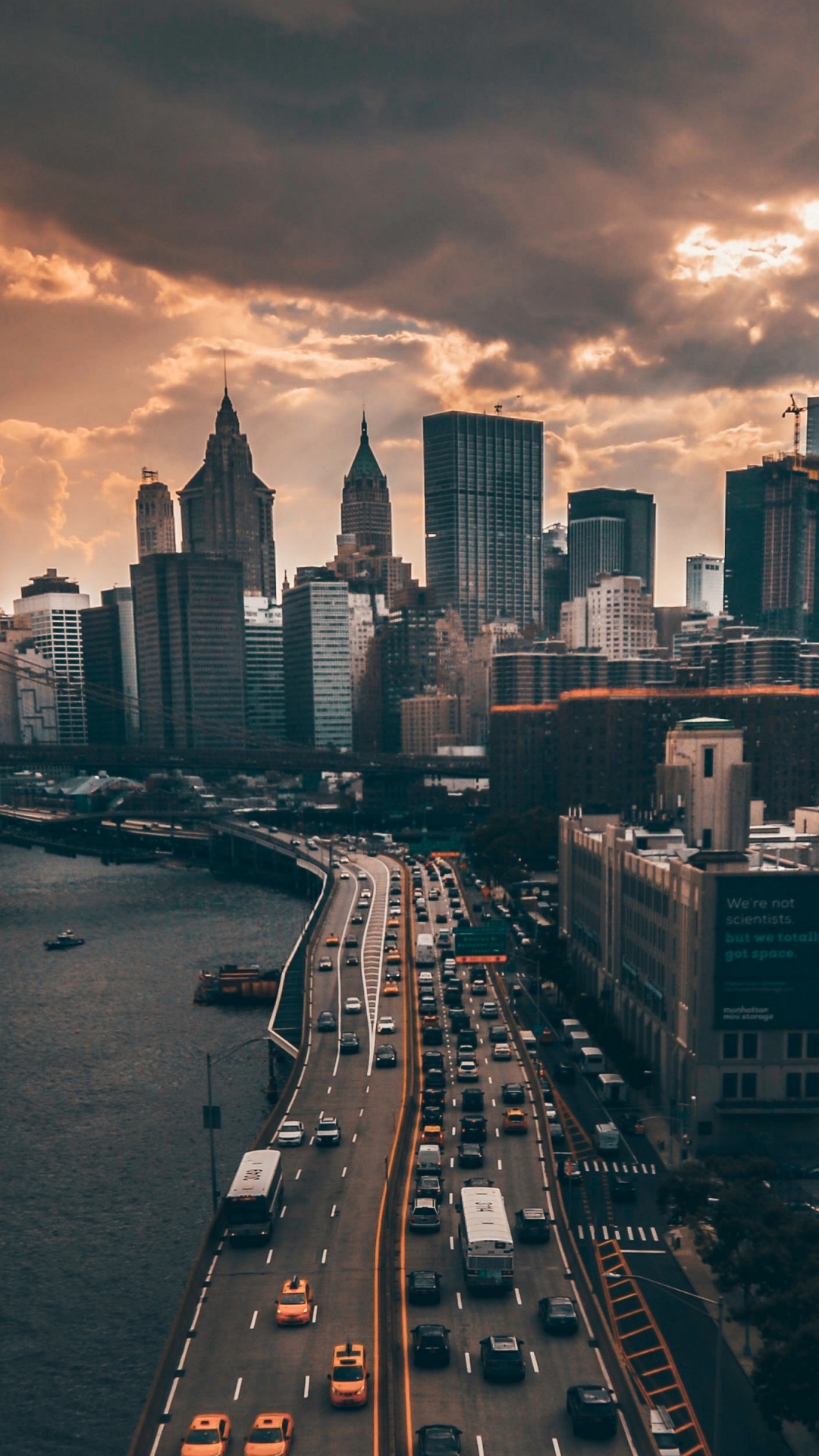 Обои городской пейзаж, город, метрополия, городской район, линия горизонта в разрешении 1080x1920