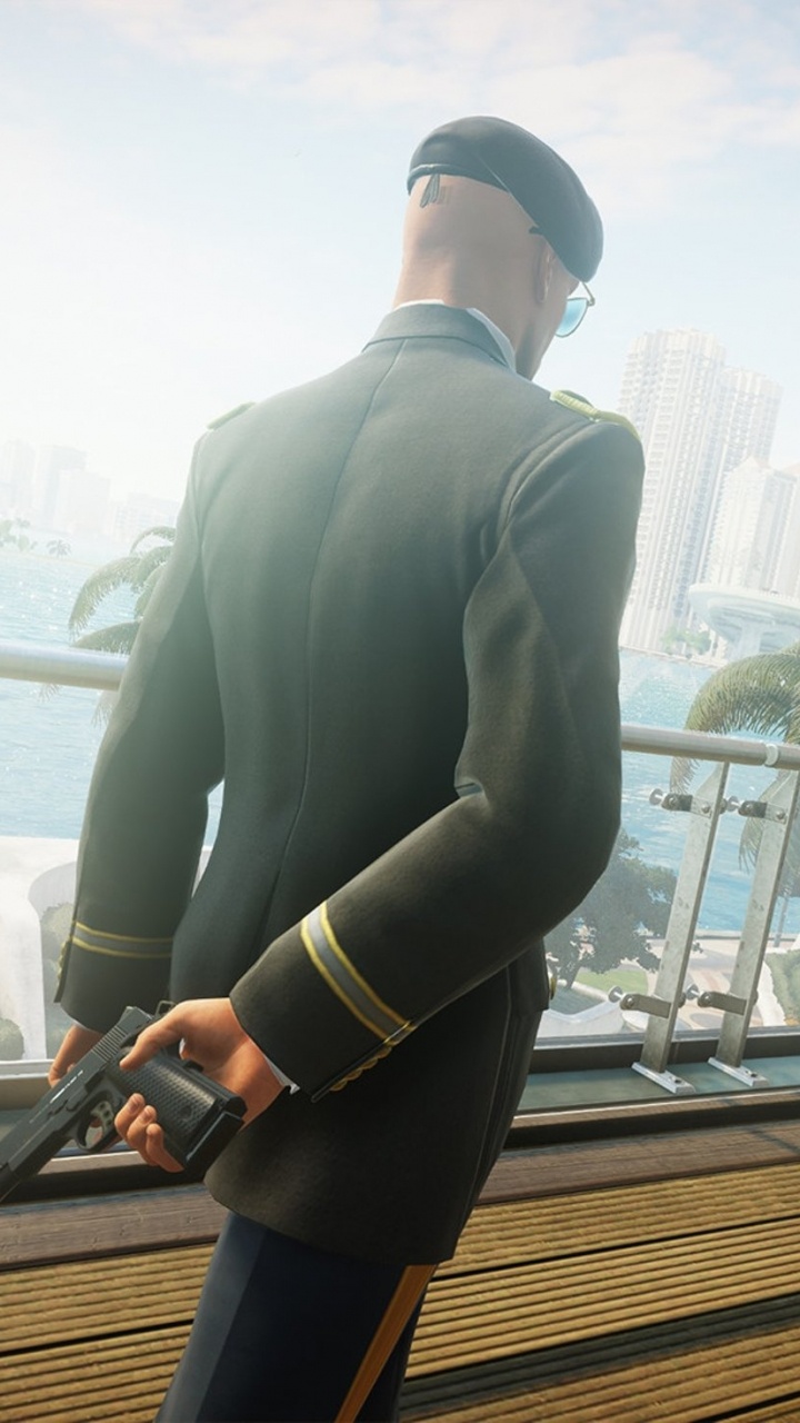 Обои наемный убийца, стелс игры, стояние, компьютерная игра, игры в разрешении 720x1280