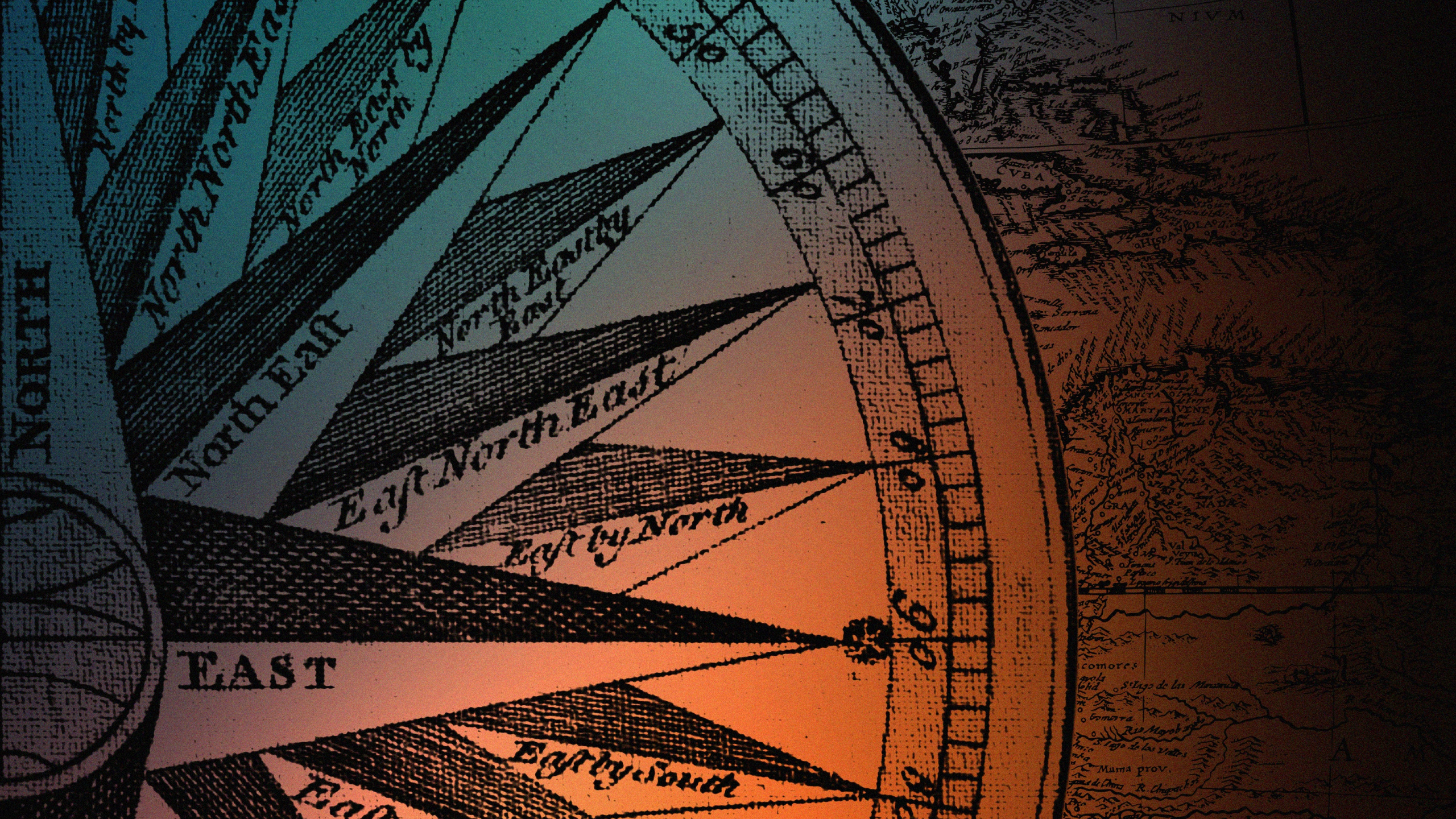 Обои ветвь, электричество, арт, полутона и оттенки, круг в разрешении 2560x1440