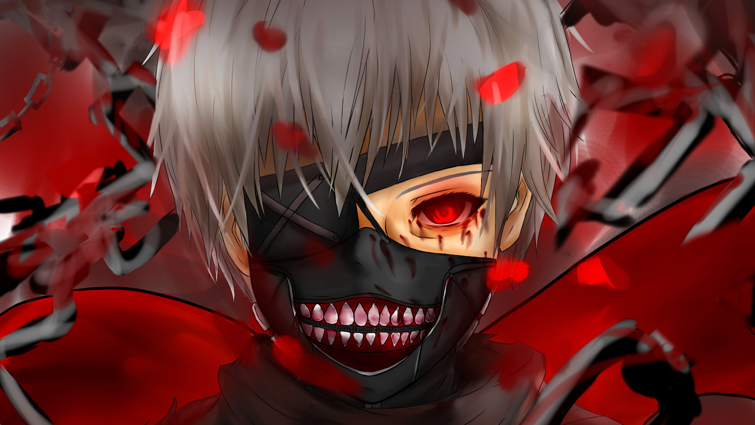 Обои Кен kaneki, Токио вурдалак, Манга, аниме, зонты аниме в разрешении 2560x1440