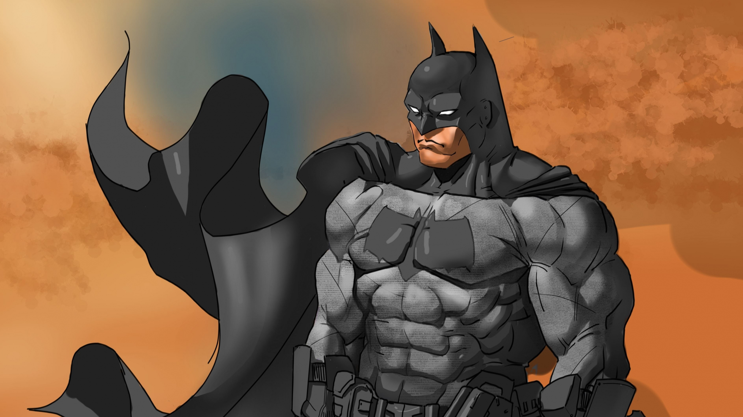 Обои супергерой, Бэтмен, суперзлодей, Лига справедливости, фикция в разрешении 2560x1440