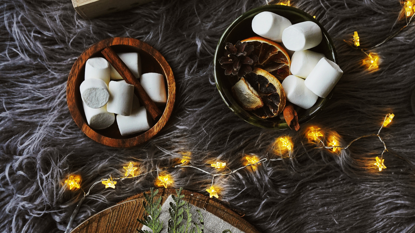 Обои Рождественский день, блюда, привычная пища, натюрморт, 25 декабря в разрешении 1366x768