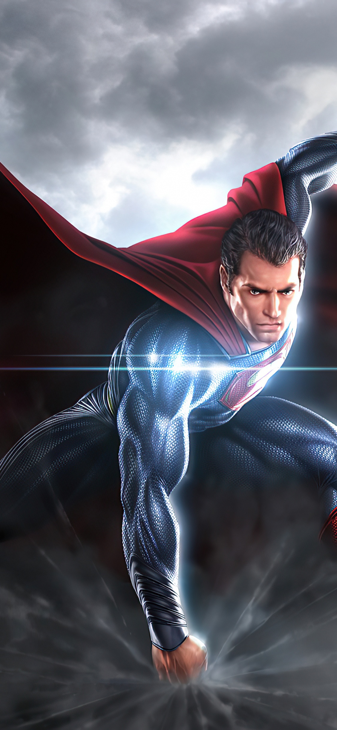 Обои человек из стали концепт-арт, Зак Снайдер, человек из стали, Faora, Супермен в разрешении 1125x2436