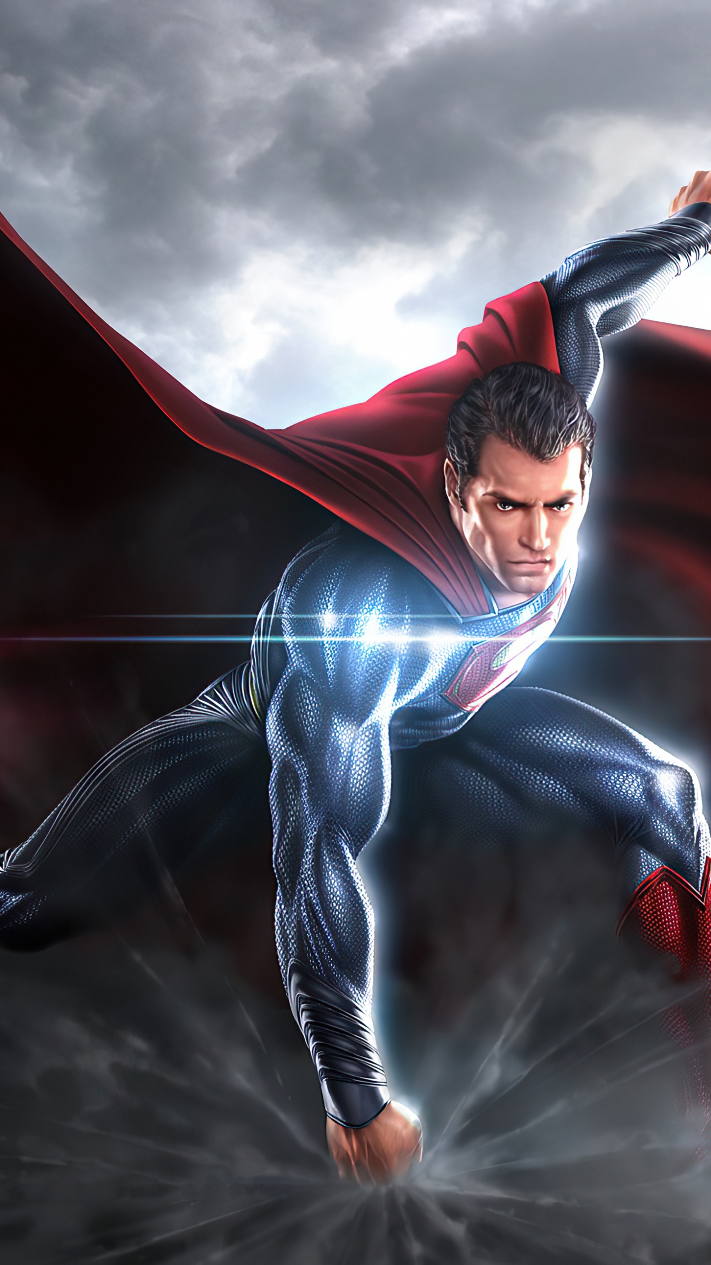 Обои человек из стали концепт-арт, Зак Снайдер, человек из стали, Faora, Супермен в разрешении 1440x2560