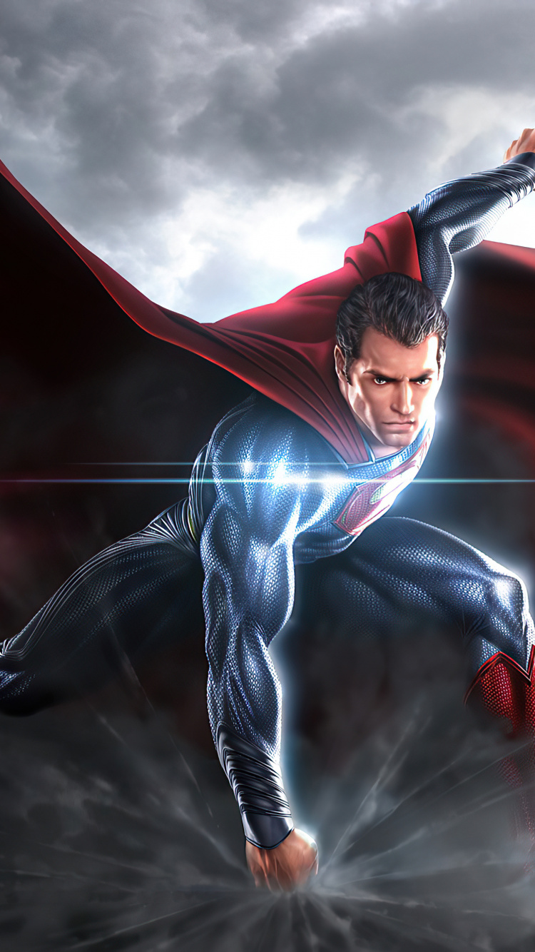 Обои человек из стали концепт-арт, Зак Снайдер, человек из стали, Faora, Супермен в разрешении 750x1334