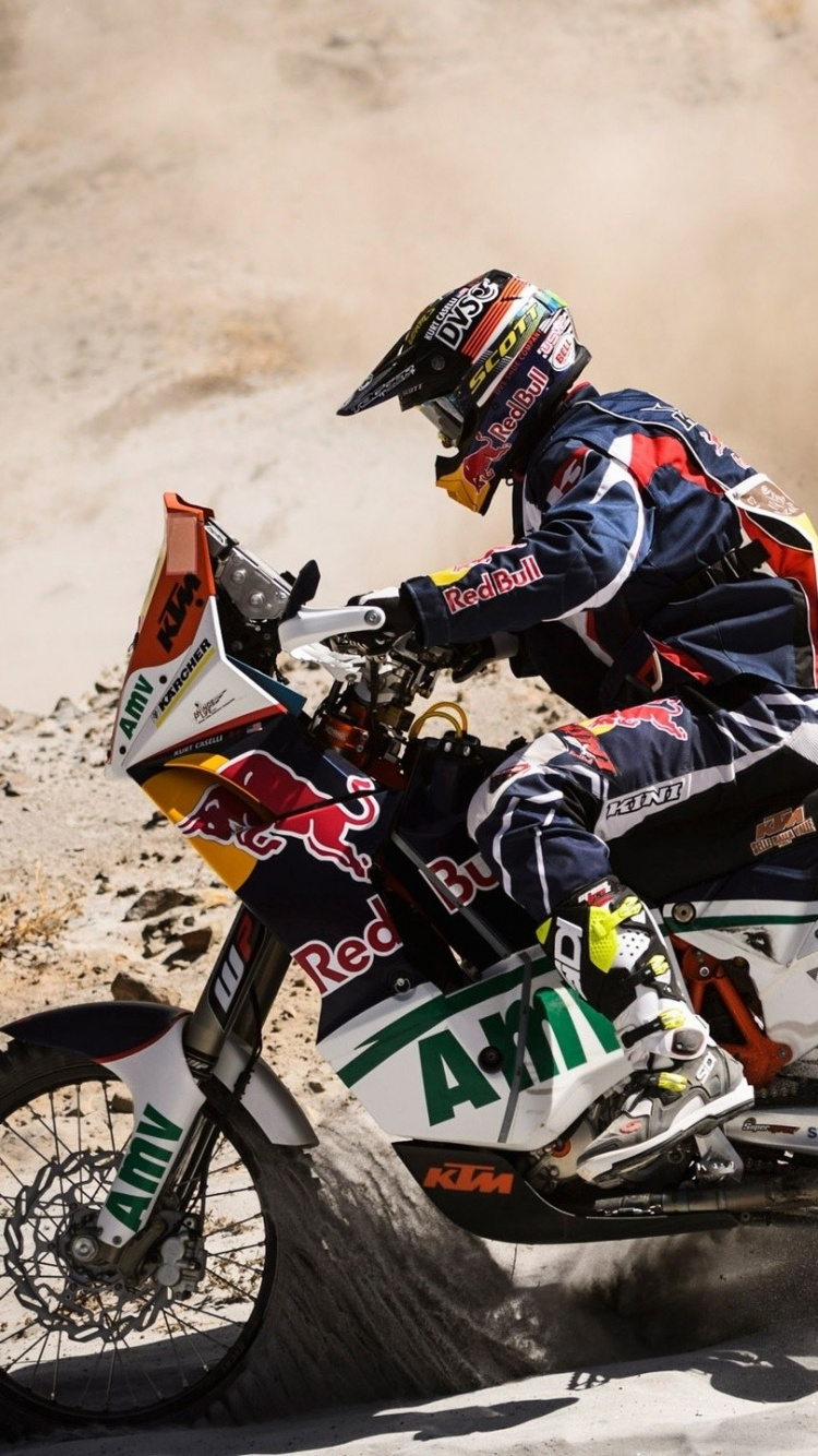 Обои мотоцикл, мотокросс, мотоспорт, автоспорт, гоночный в разрешении 750x1334