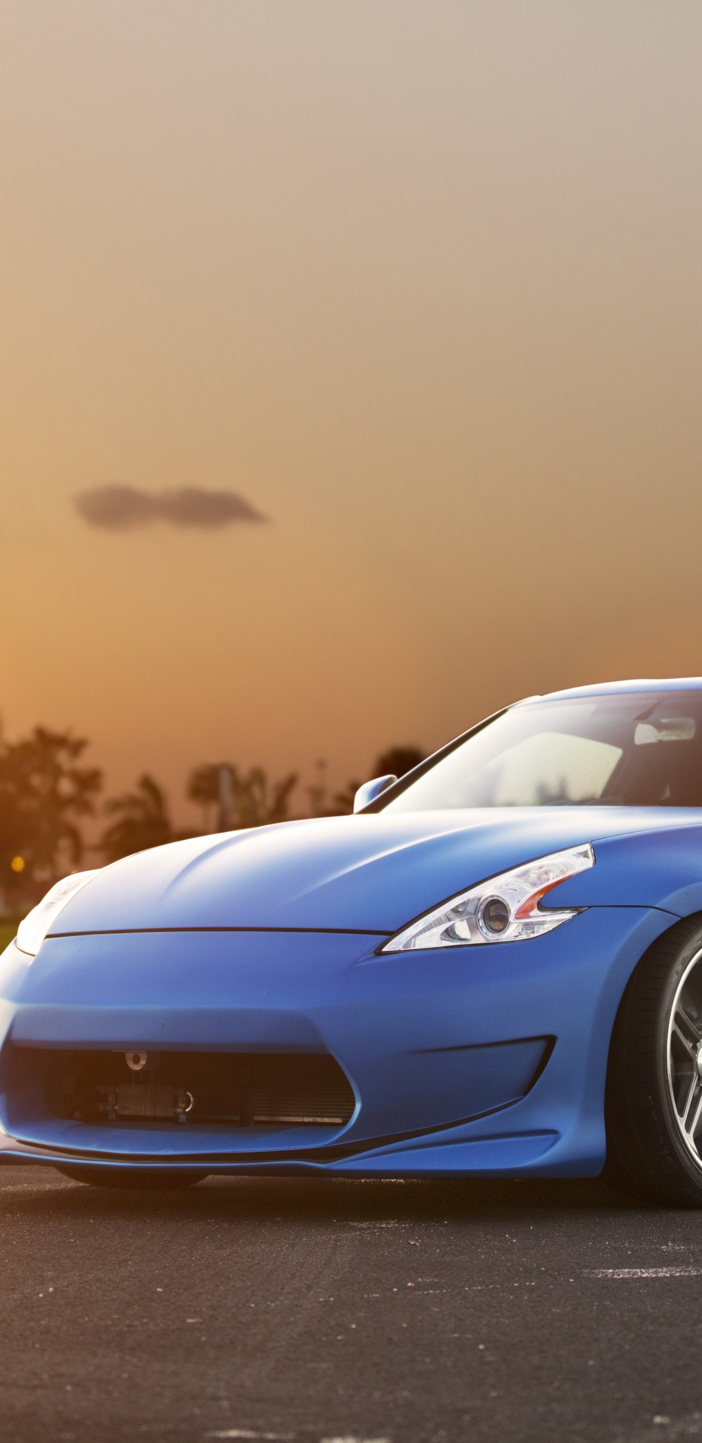 Обои nissan 370z, Ниссан, авто, обод, колесо в разрешении 1440x2960