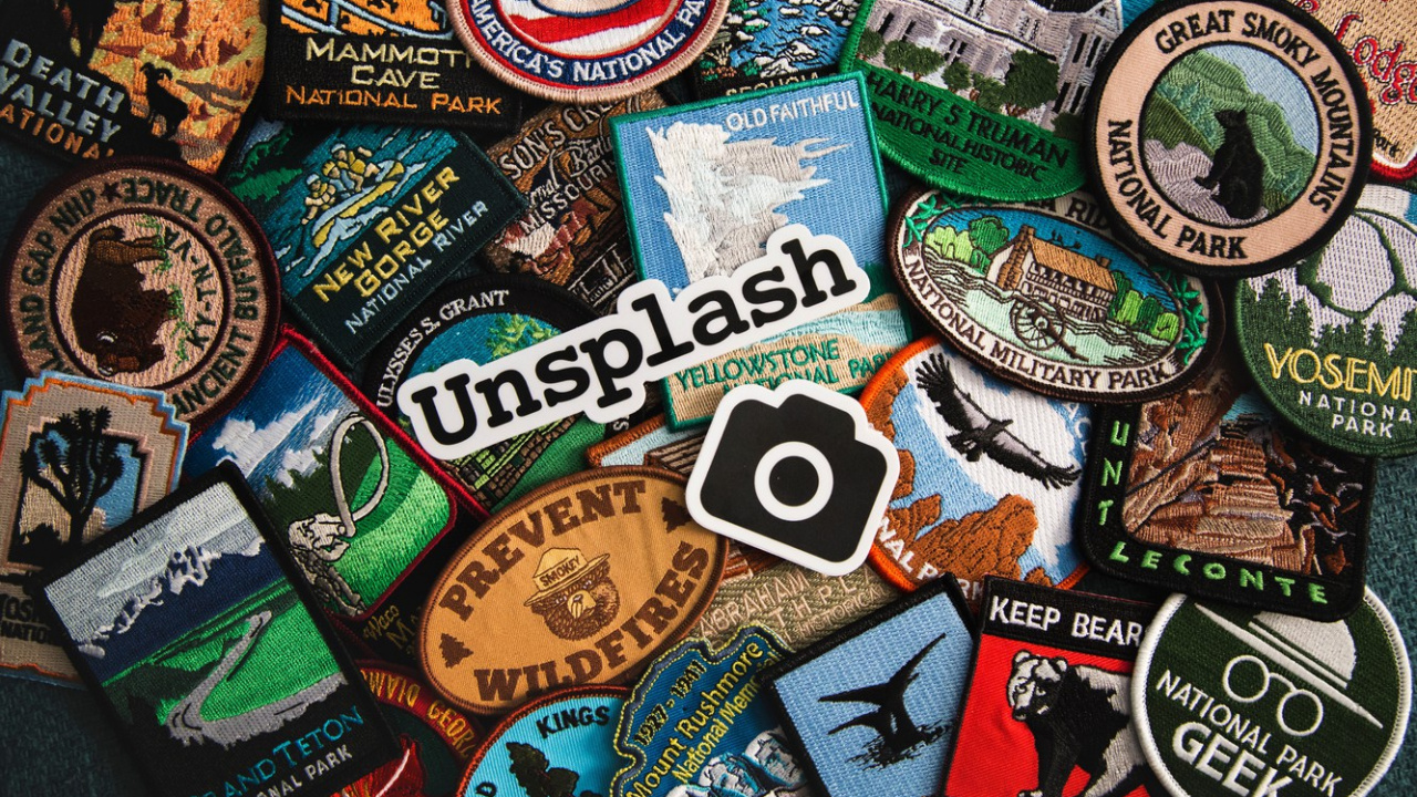 Обои дизайн, лого, наклейка, арт, макет в разрешении 1280x720