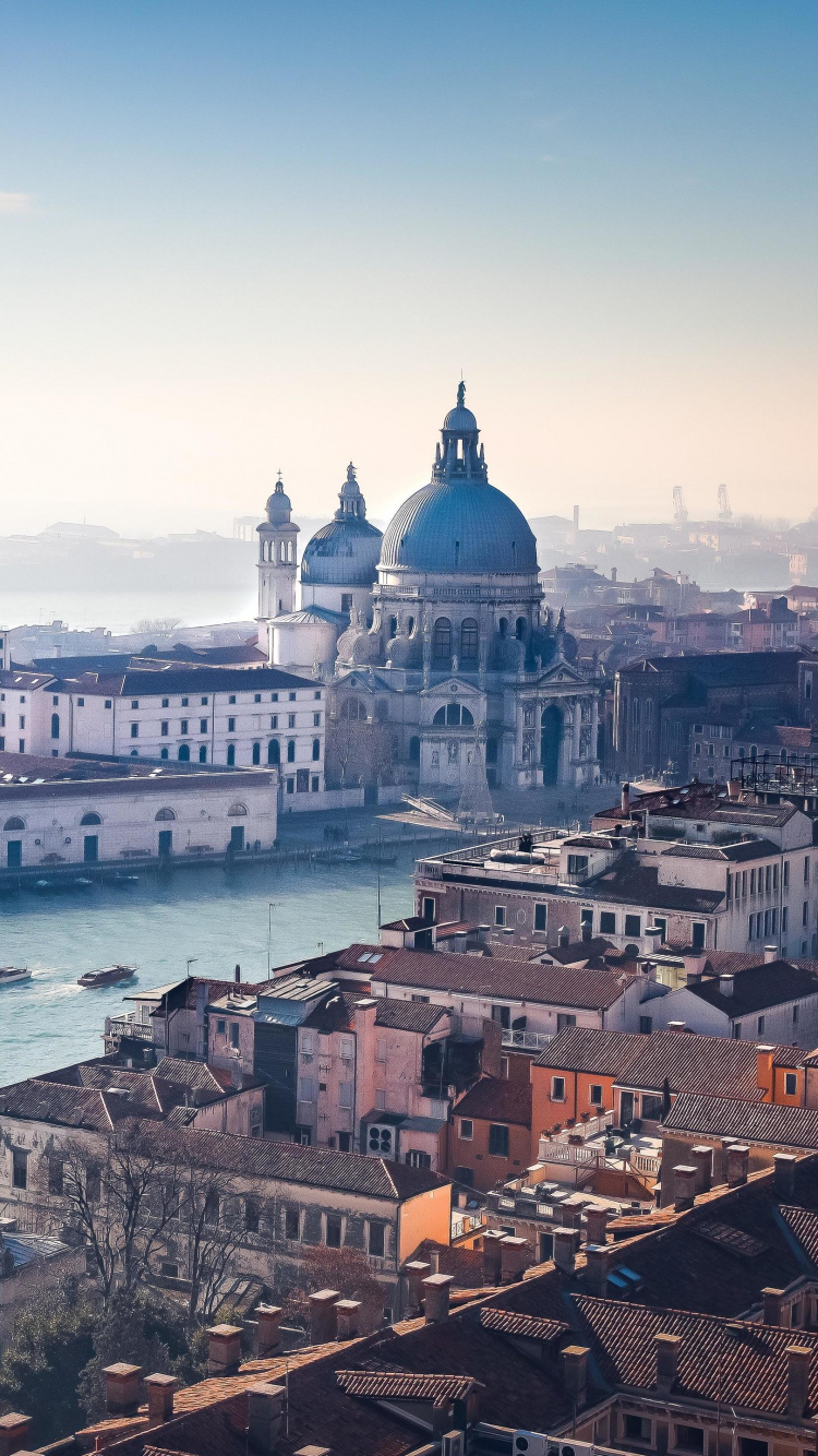 Обои Венеция, Венецианский карнавал, ориентир, город, городской район в разрешении 750x1334