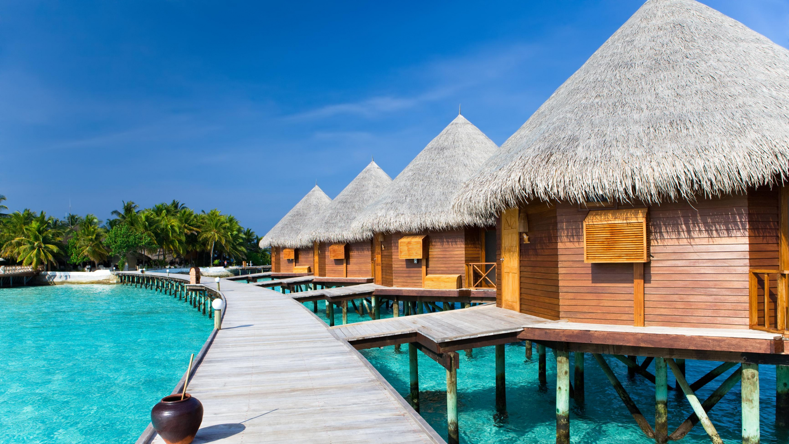 Обои свойство, все включено курорт, прибежище, тропическая зона, отпуск в разрешении 2560x1440