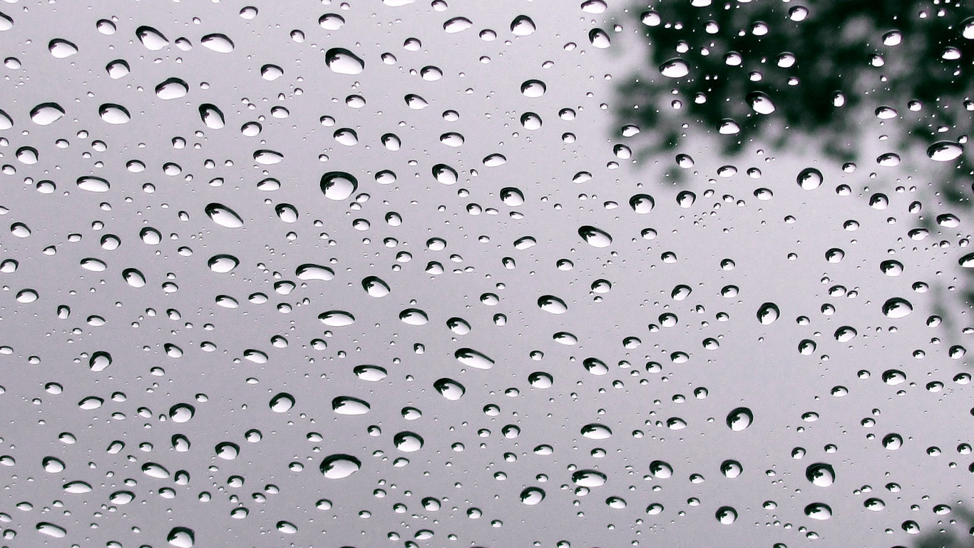 Обои ура идет дождь, вода, жидкий, жидкость, мелкий дождь в разрешении 1366x768