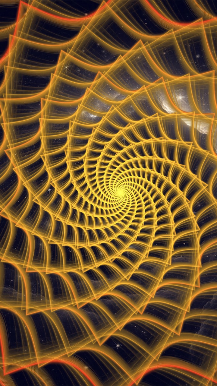 Обои Спирограф, спираль, дизайн, крупный план, узор в разрешении 720x1280