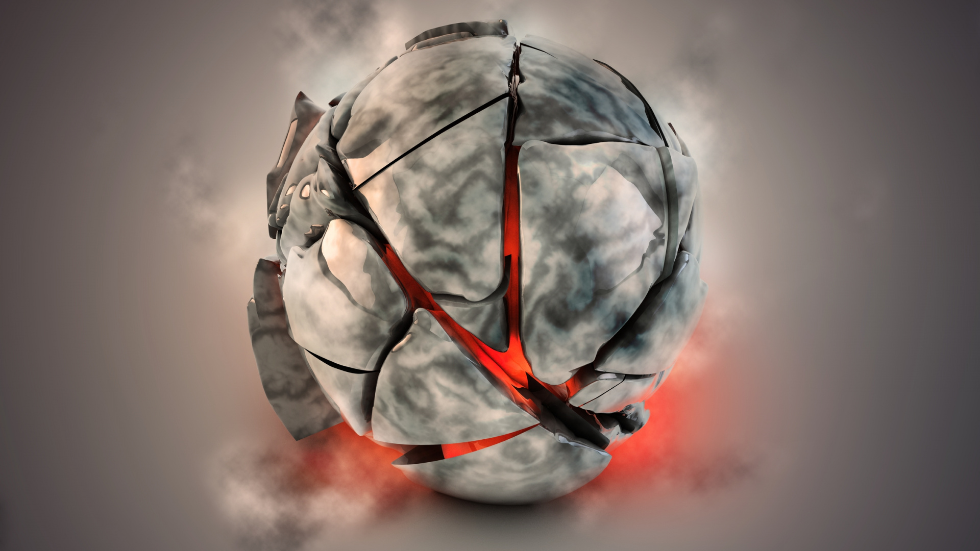 Обои лава, Выдержка, сфера, мрамор в разрешении 1920x1080