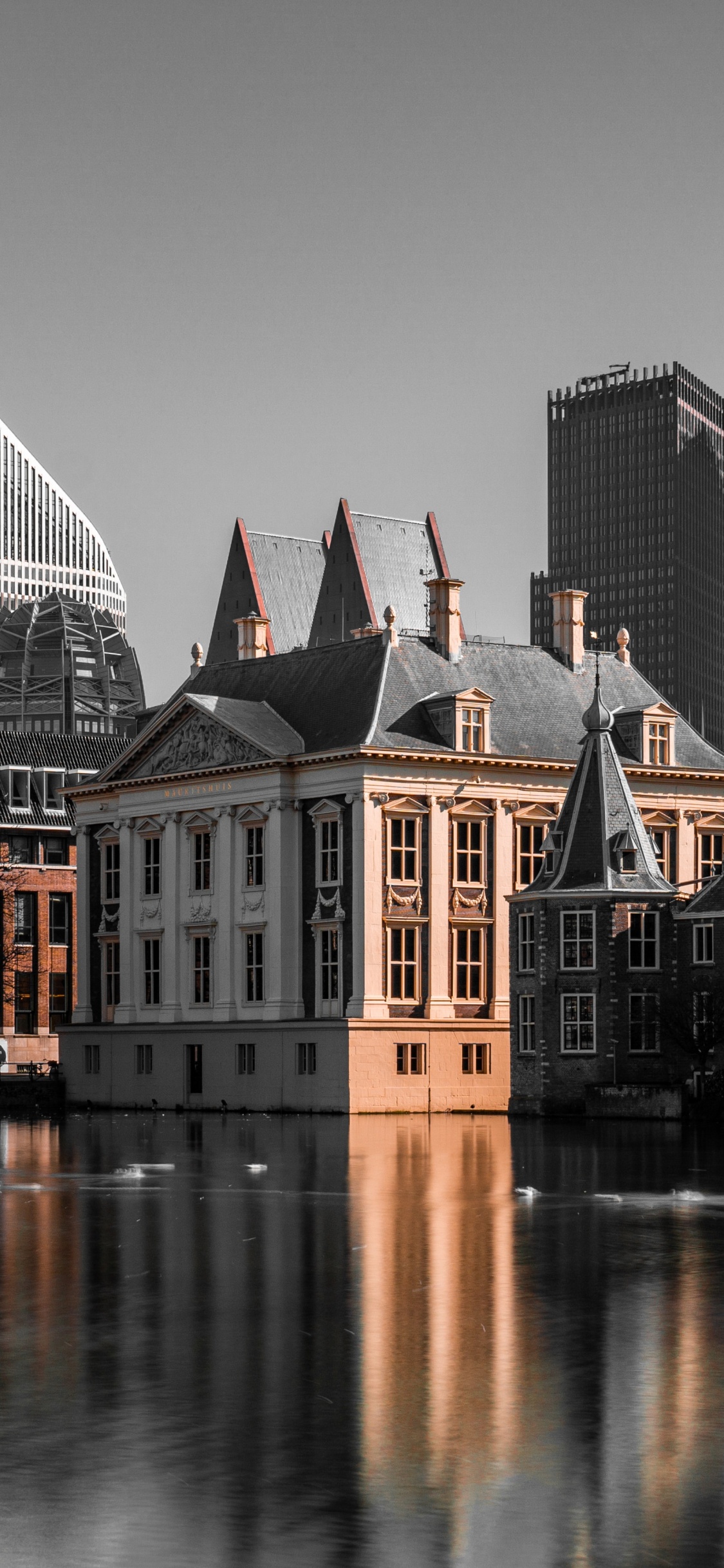 Обои Нидерланды, Маурицхёйс, музей, арт, художественный музей в разрешении 1125x2436