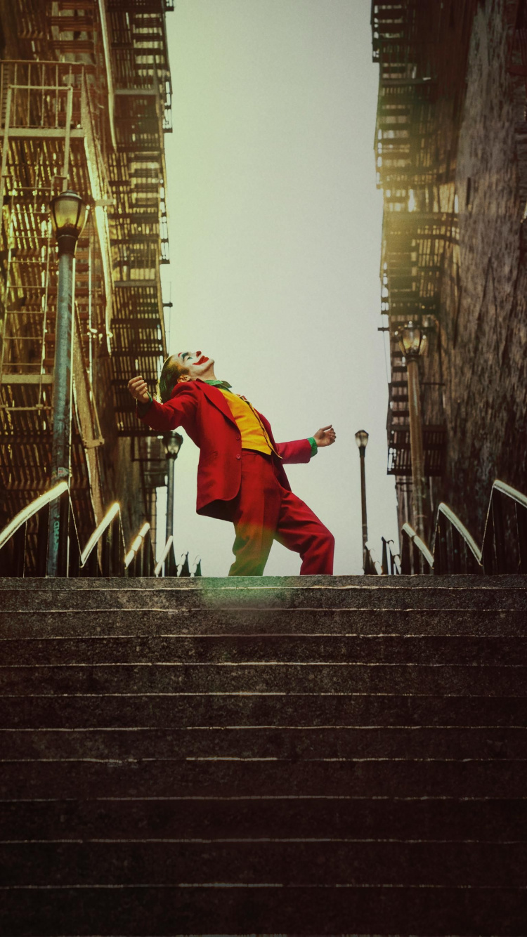 Обои джокер безтекстовый постер, Мюррей Франклин, 92-я награда академии, постер, Постер фильма в разрешении 750x1334